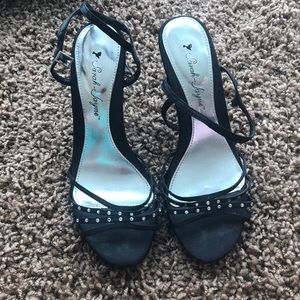 Cocktail black dress shoes